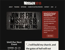 Tablet Screenshot of mission1618.com